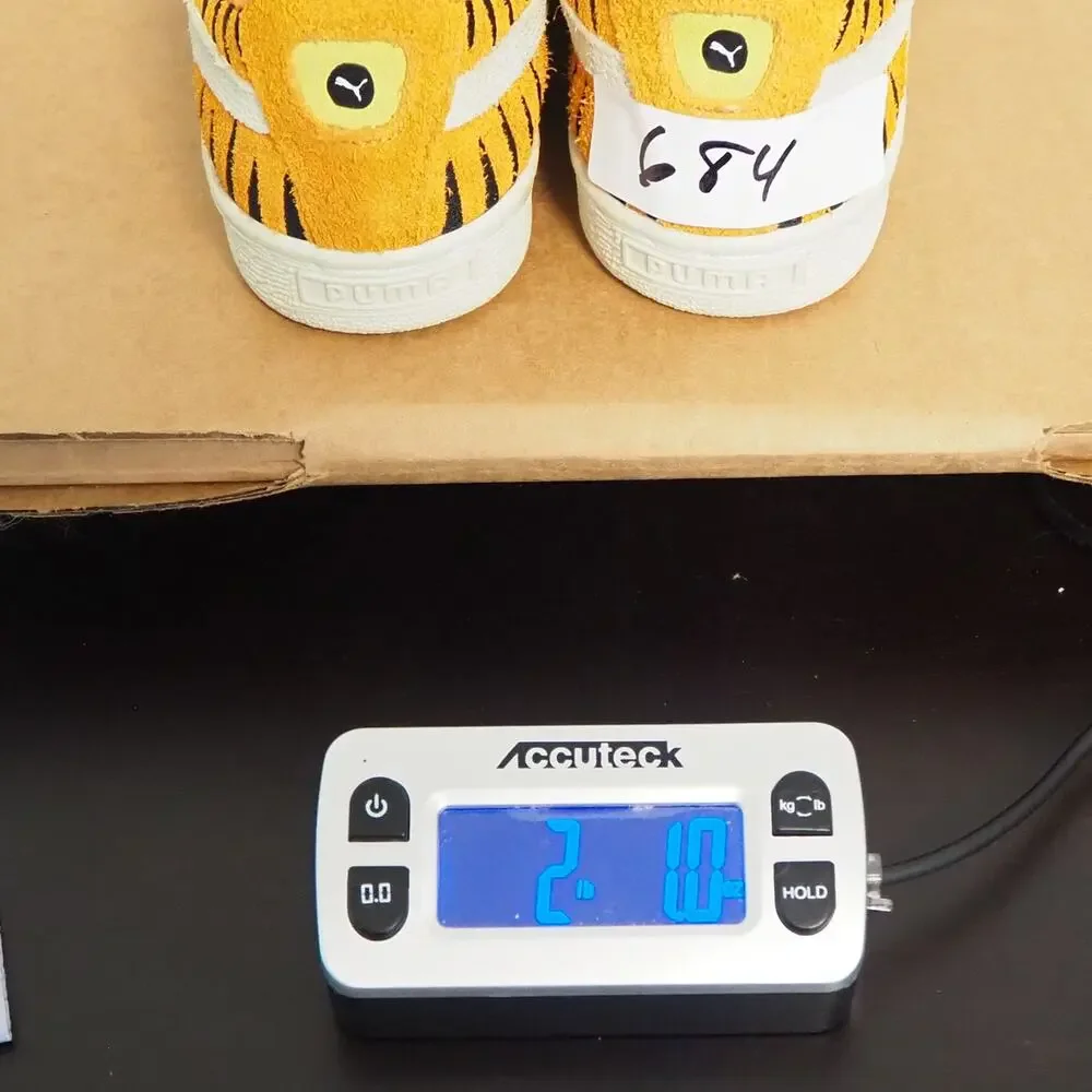 Puma X Tony The Tiger 388020-01 Youth Suede Orange Casual‎ Shoes Sneakers Size 5 - Picture 12 of 12